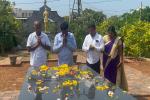 தமிழ் அரசு ஸ்தாபகரின் 127ஆவது ஜனனதினம்; தந்தைசெல்வா நினைவிடத்தில் ரவிகரன் எம்.பி அஞ்சலி