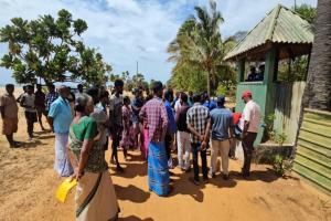 முல்லைத்தீவில் கடற்படை முகாமிற்கான காணி சுவீகரிப்பு