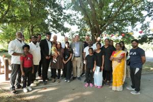 பாரிஸ் நகரின் பண்டி என்ற புறநகரில் டாக்டர் ஆன்டன் பாலசிங்கம் சிலையின் அடித்தளத்திறக்கும் விழா!