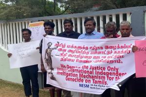 55 of 83 கொடூர இனவழிப்பைத் தொடர்ந்து தமிழர்கள் மீது கட்டமைக்கப்பட்ட இனவழிப்பை ஆரம்பித்துள்ள சிங்களப் பேரிவாதம்