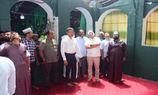 முஸ்லிம் காங்கிரஸ் உயர் மட்டக் குழுவினர் தப்தர் ஜெய்லானி (கூரகல) கள விஜயம்