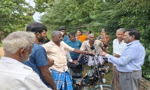 முற்றுப்பெறாத ஏற்றுநீர்ப்பாசனத் திட்டம் மற்றும் காட்டுயானைகள் என்பவற்றால் பாதிப்பை எதிர்நோக்கியுள்ள தட்டையமலை மக்கள்