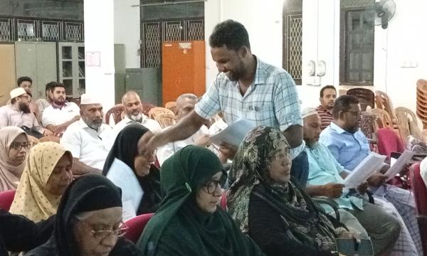 ஹஜ் பயிற்சி கருத்தரங்கு தொடர்பாக கல்முனை பிரதேச செயலகத்தில் நிகழ்வு