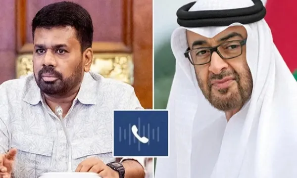 அமீரக ஜனாதிபதியுடன் ஜனாதிபதி அநுர தொலைபேசியில் பேச்சு: தாக்குதல்களுக்கு கடும் கண்டனம்!