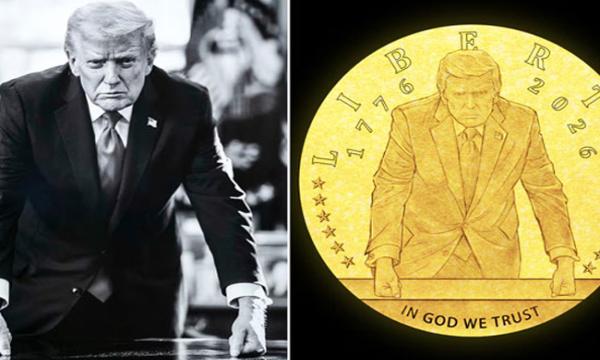 டொனால்ட் ட்ரம்ப் உருவம் பொறித்த தங்க நாணயம்; அமெரிக்க கலைக் குழு அனுமதி!